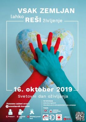 Študenti UNM FZV sodelujejo v posebni akciji ozaveščanja in izobraževanja o temeljnih postopkih oživljanja z imenom »16. oktober – Slovenija Oživlja!«